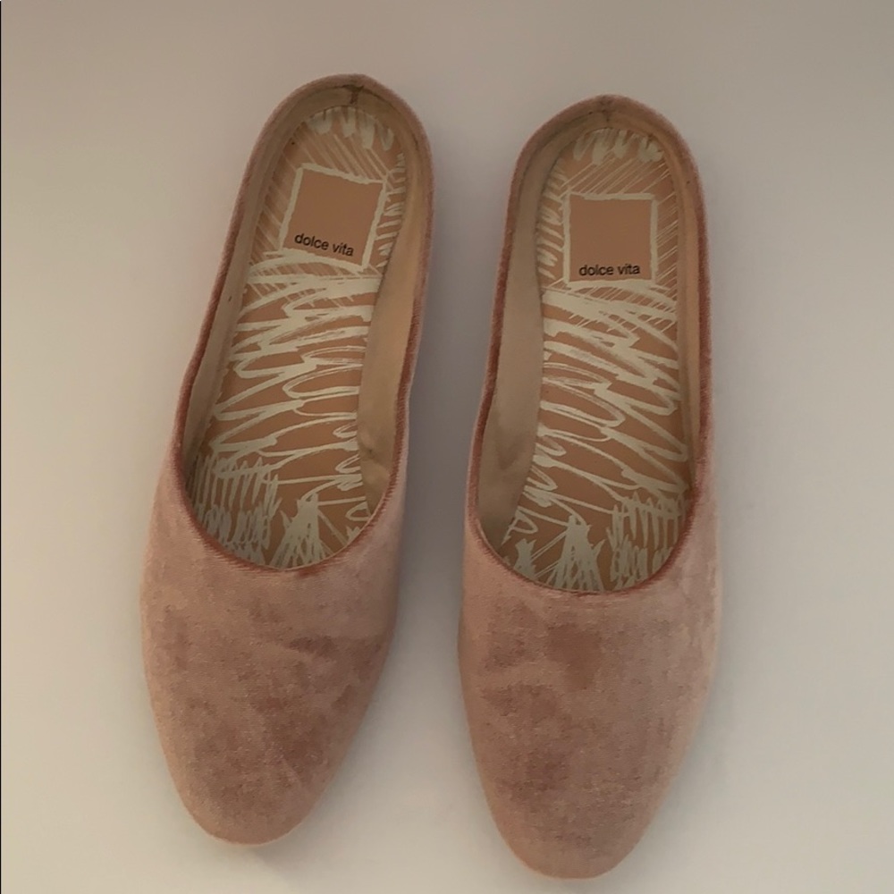 Dolce Vita Pali Mule In Rose Velvet